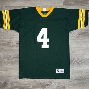 Vintage Green Bay Packers Brett Favre Jersey Kids XL logo athletic